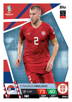 Strahinja Pavlovic Serbia Topps Match Attax EURO 2024 #SRB2